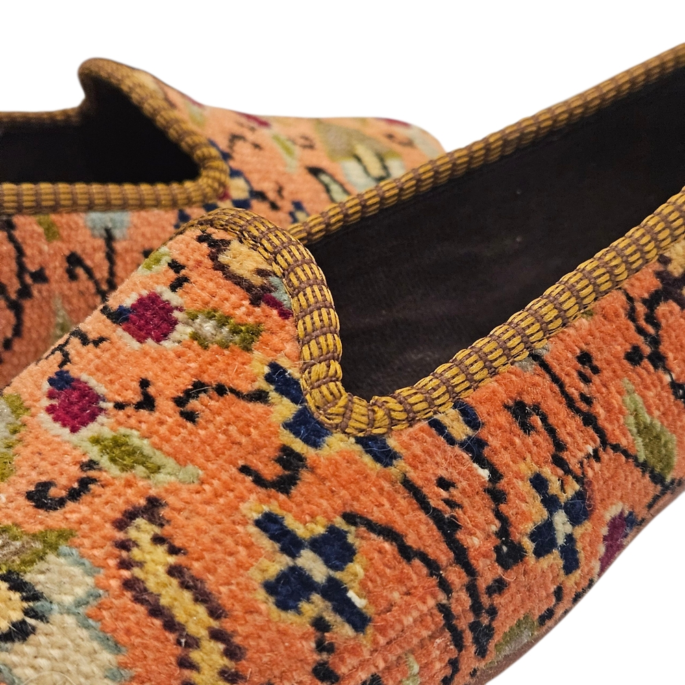 New - Artemis Design Co. - Patterned Carpet Loafers - Size 10 - Picture 10 of 16